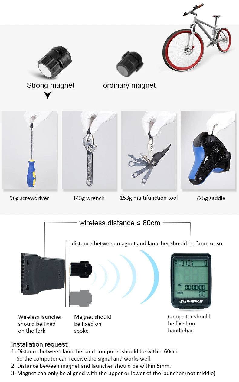 SpeedTrack Bike Wireless Computer