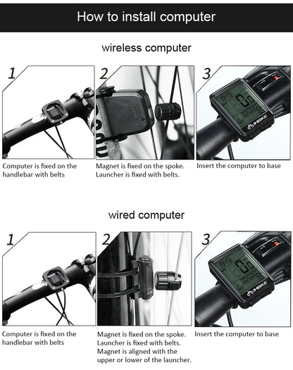 SpeedTrack Fiets Draadloze Computer 