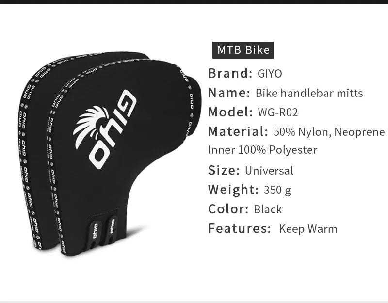 ThermoGrip™ Handlebar Mitts – PEDALO24.com ThermoGrip™ Handlebar Mitts – PEDALO24.com