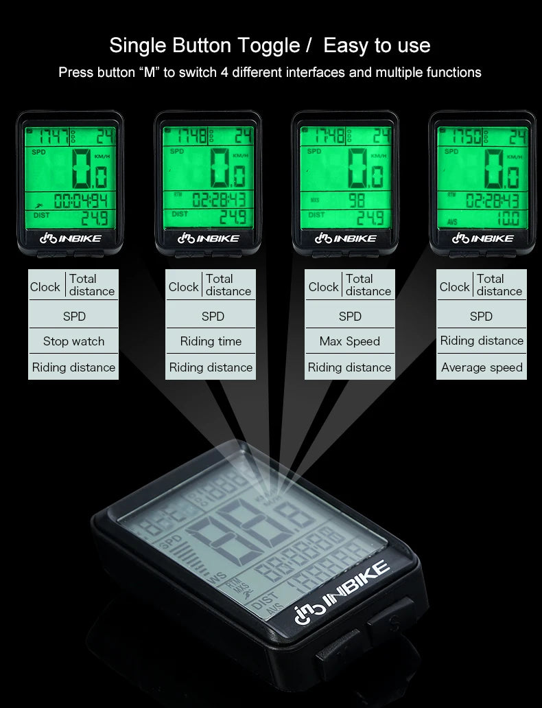 SpeedTrack Bike Wireless Computer