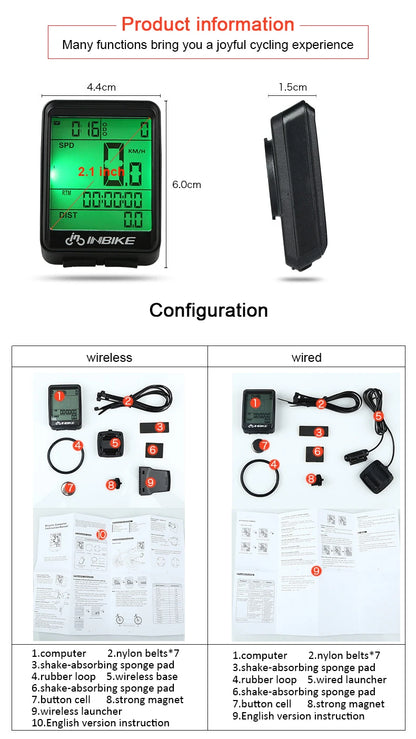 SpeedTrack Bike Wireless Computer