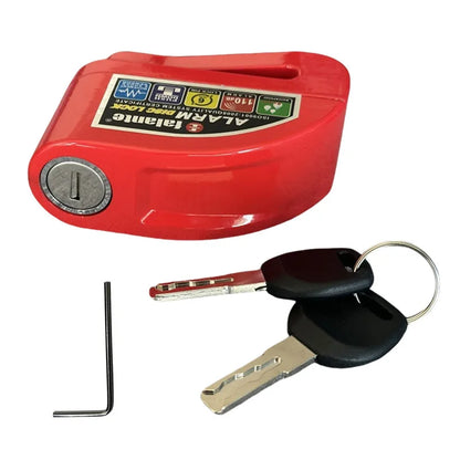 RideGuard Motorcycle Scooter Disc Lock Alarm Protection