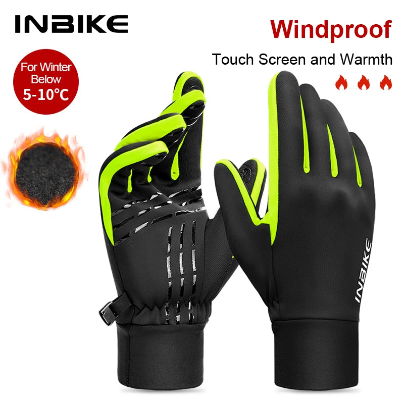 WindGuard Touch Screen Warm Cycling Gloves Outdoor