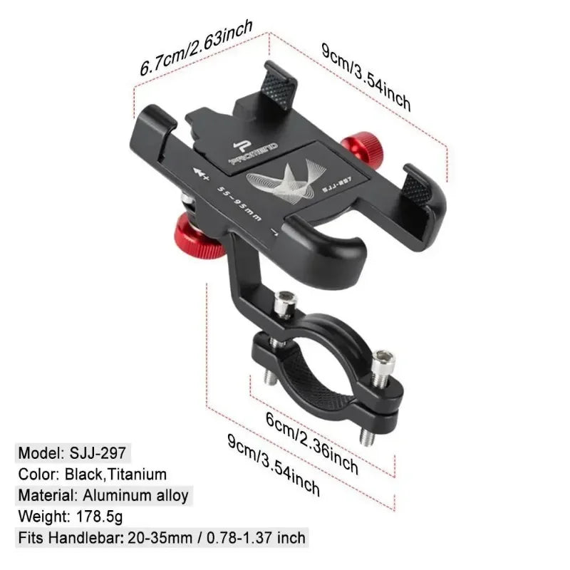 RideGrip – Secure & Adjustable 360° Bicycle Phone Mount