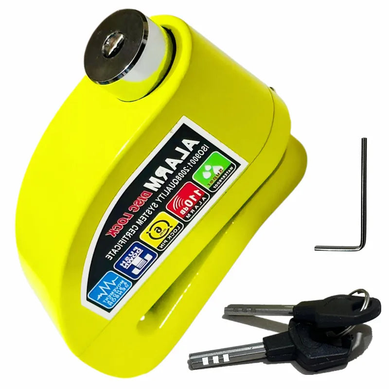 RideGuard Motorcycle Scooter Disc Lock Alarm Protection