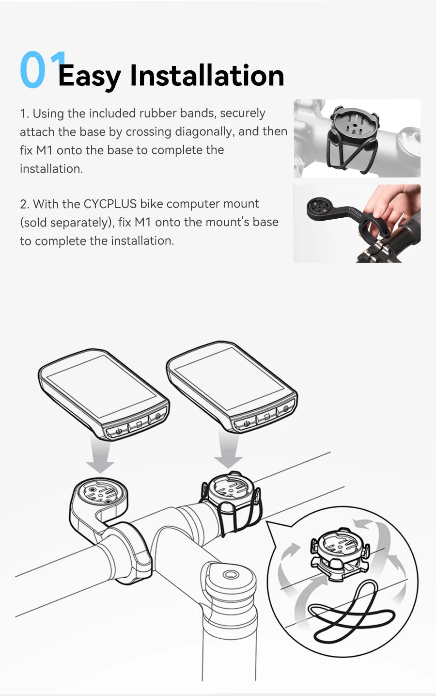 TrackX GPS Fietscomputer 