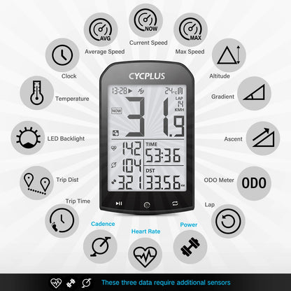 TrackX GPS Fietscomputer 