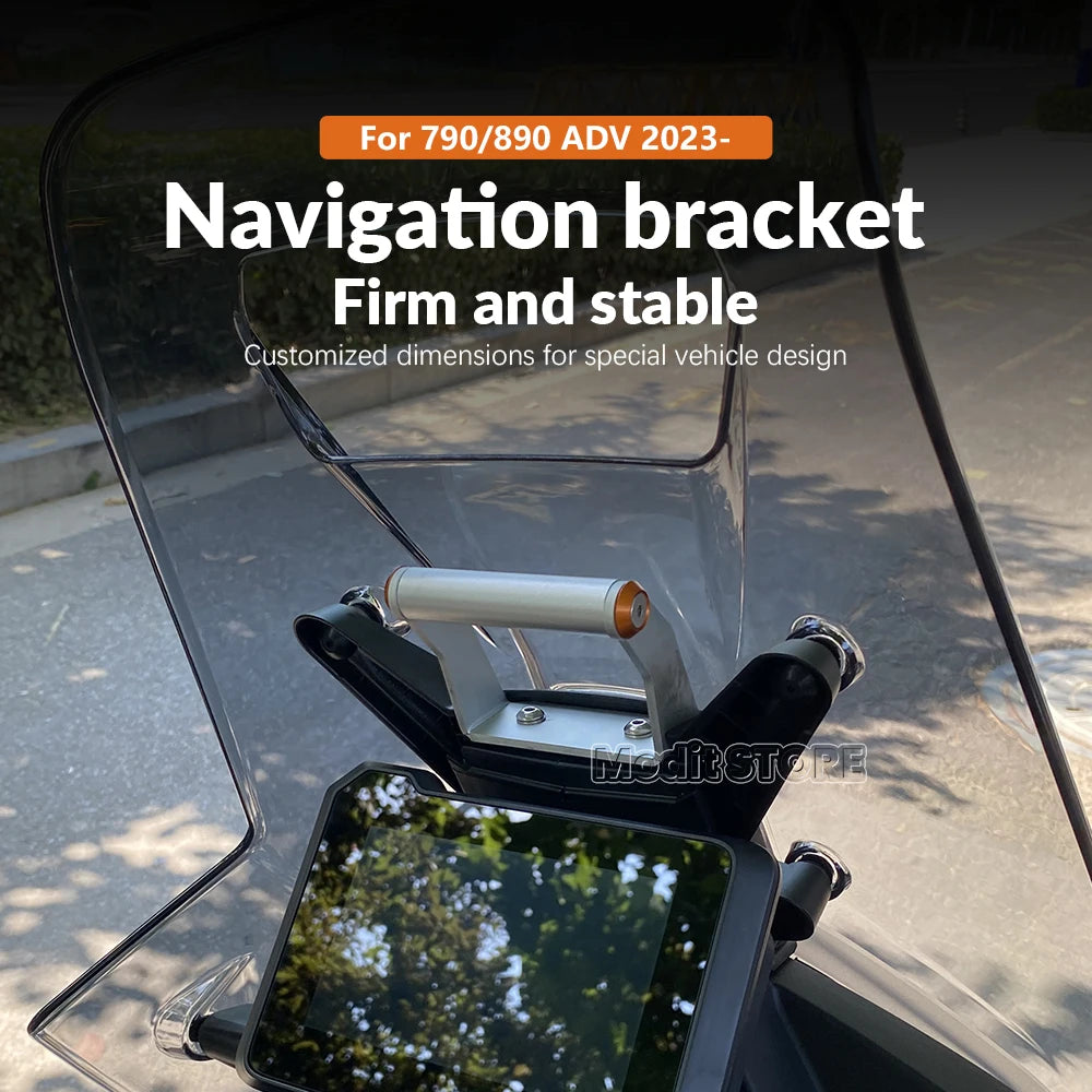 MotoNav Pro – Premium Motorcycle GPS & Phone Mount Bracket