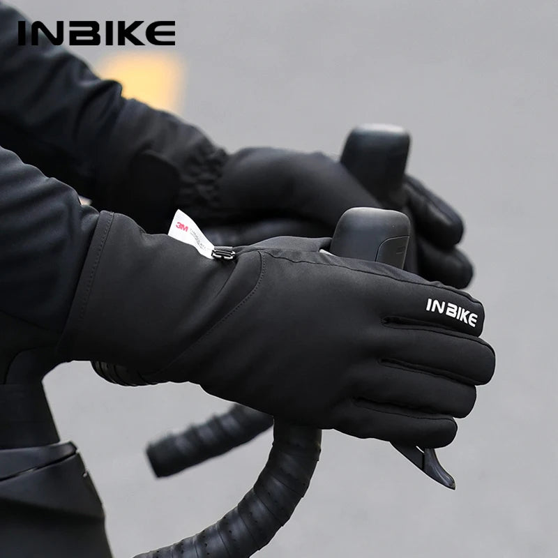 INBIKE Winterhandschuhe für Herren und Damen, 3M Thinsulate-Handschuhe für kaltes Wetter, Touchscreen, wasserabweisend, winddichte Reithandschuhe