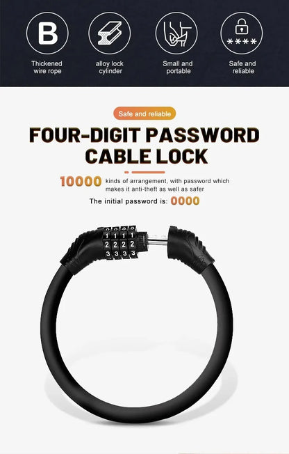 SecureRide 4-Digit Lock