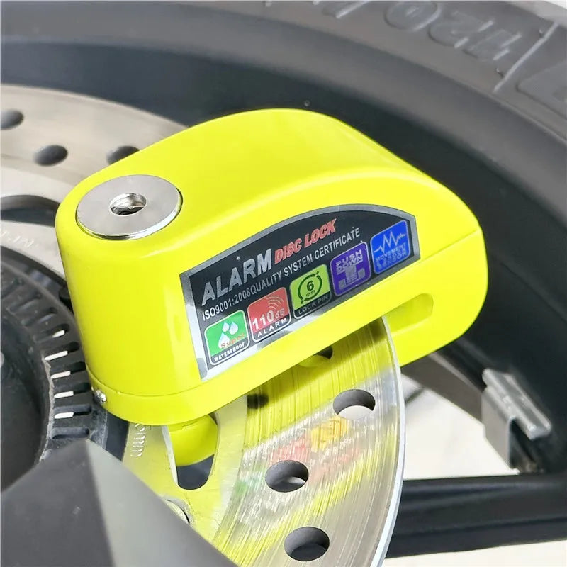 RideGuard Motorcycle Scooter Disc Lock Alarm Protection