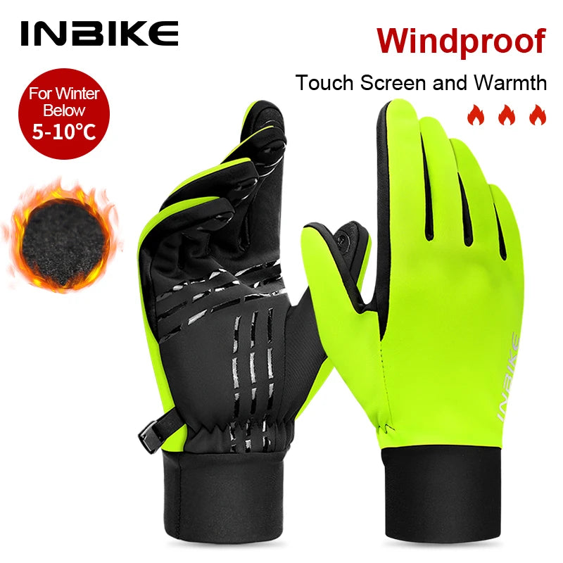 WindGuard Touchscreen Warme Fahrradhandschuhe Outdoor