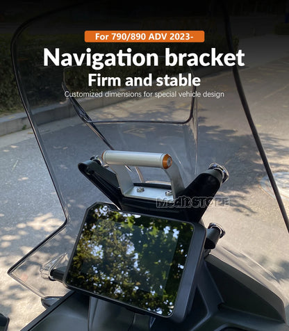 MotoNav Pro – Premium Motorcycle GPS & Phone Mount Bracket