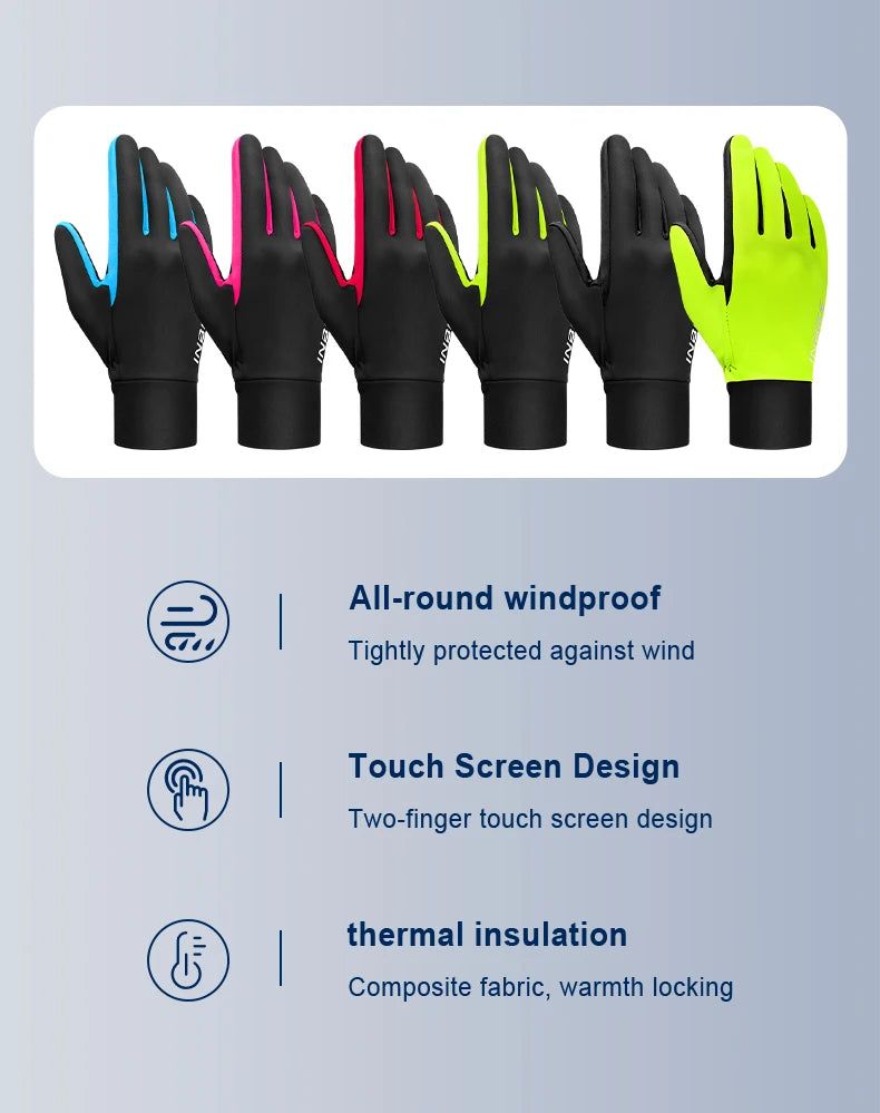 WindGuard Touch Screen Warm Cycling Gloves Outdoor