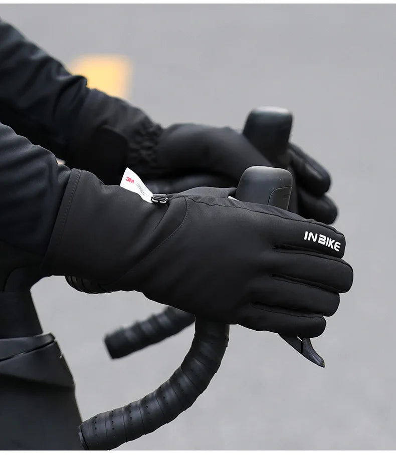 INBIKE Winterhandschuhe für Herren und Damen, 3M Thinsulate-Handschuhe für kaltes Wetter, Touchscreen, wasserabweisend, winddichte Reithandschuhe