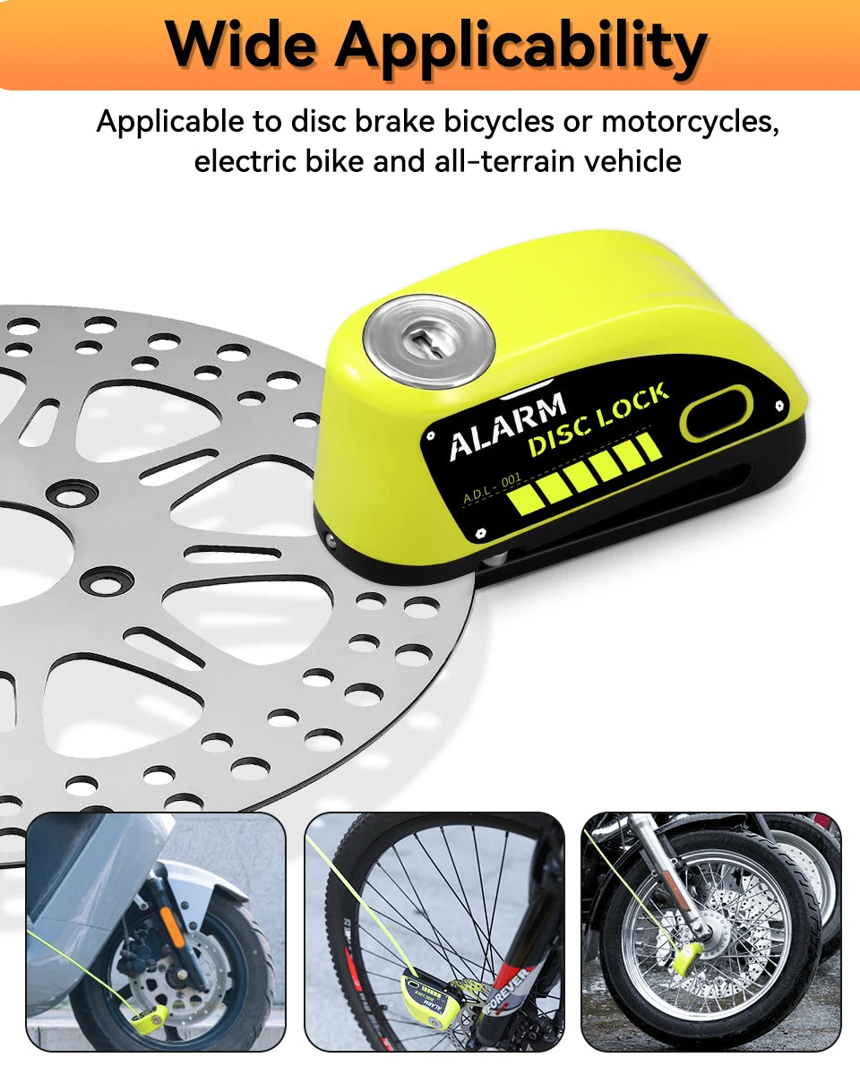 SecureLock Pro Disc Lock 120dB ALRAM