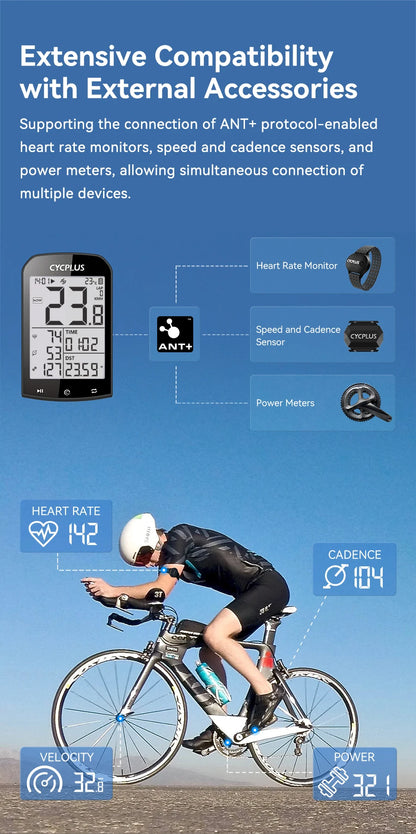 TrackX GPS Fietscomputer 