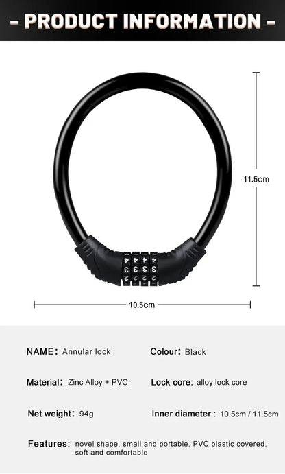 SecureRide 4-Digit Lock