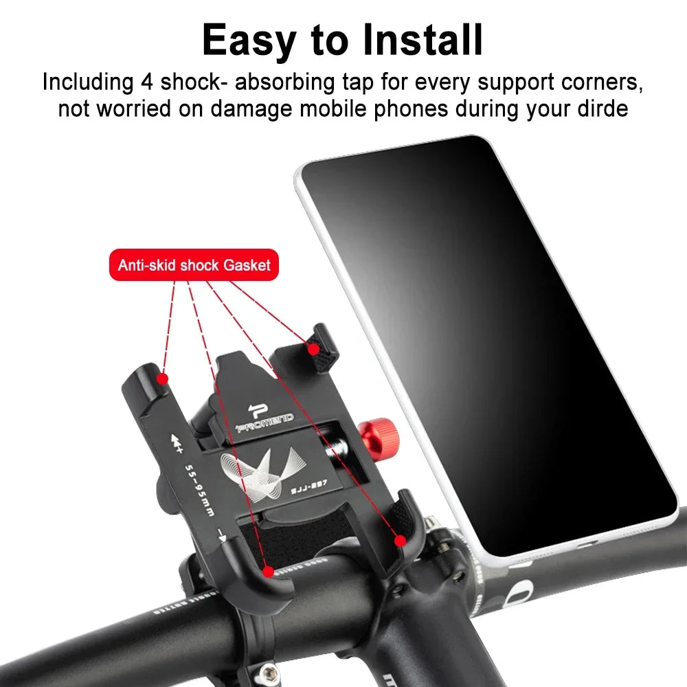 RideGrip – Secure & Adjustable 360° Bicycle Phone Mount