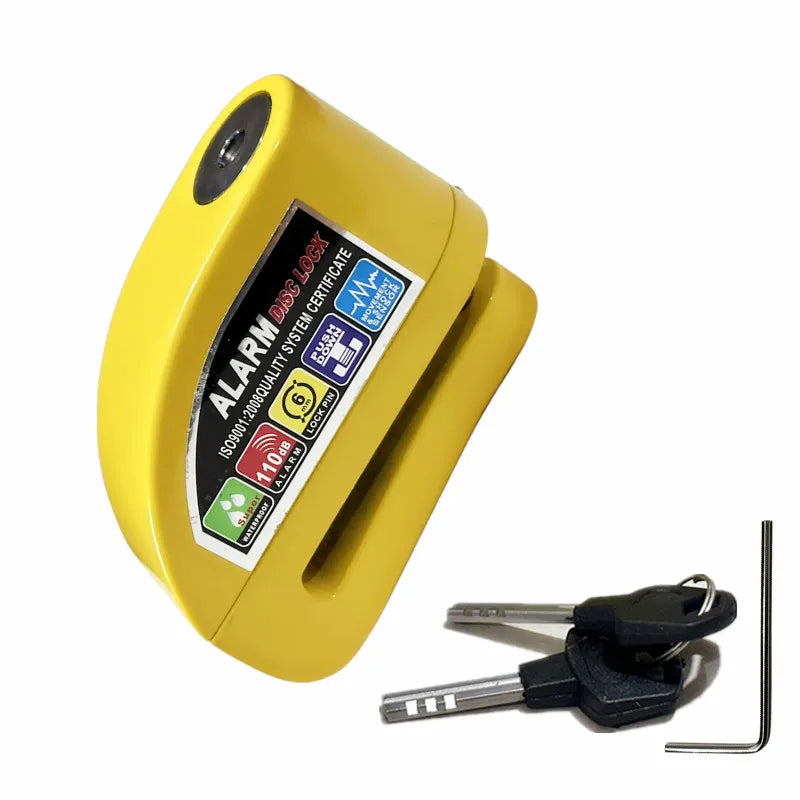 RideGuard Motorcycle Scooter Disc Lock Alarm Protection