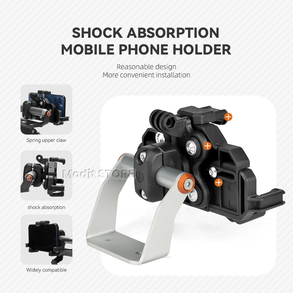 MotoNav Pro – Premium Motorcycle GPS & Phone Mount Bracket